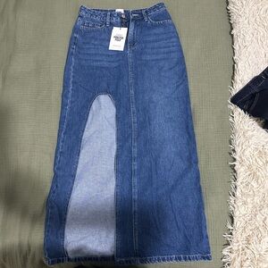Princess Polly Blue Denim Skirt
